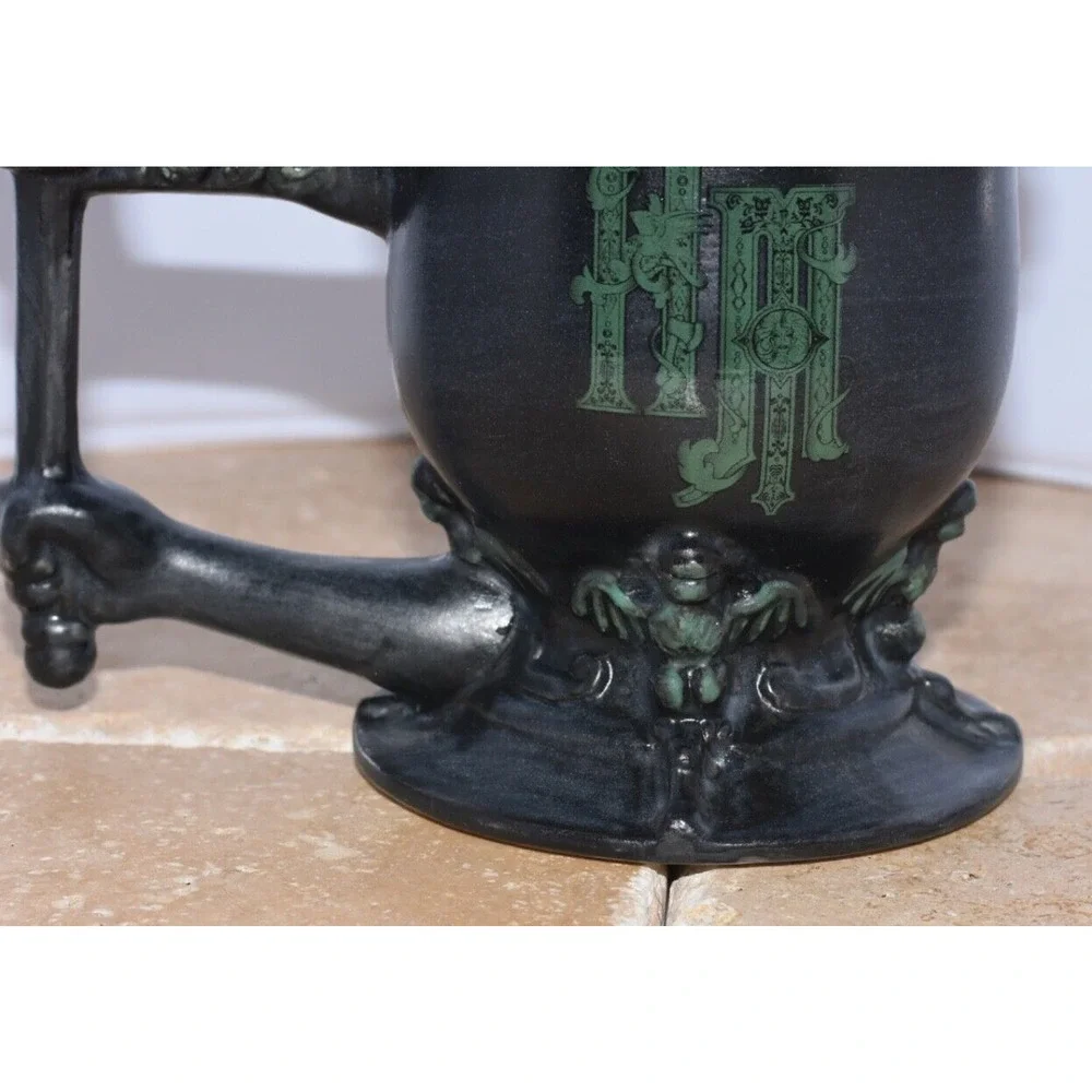 Disney Parks The Haunted Mansion Plaque Ceramic Pedestal Coffee Mug Cup